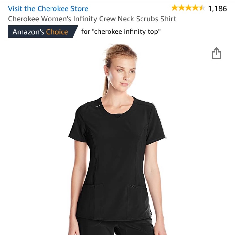 Cherokee Infinty 5X Top NWT